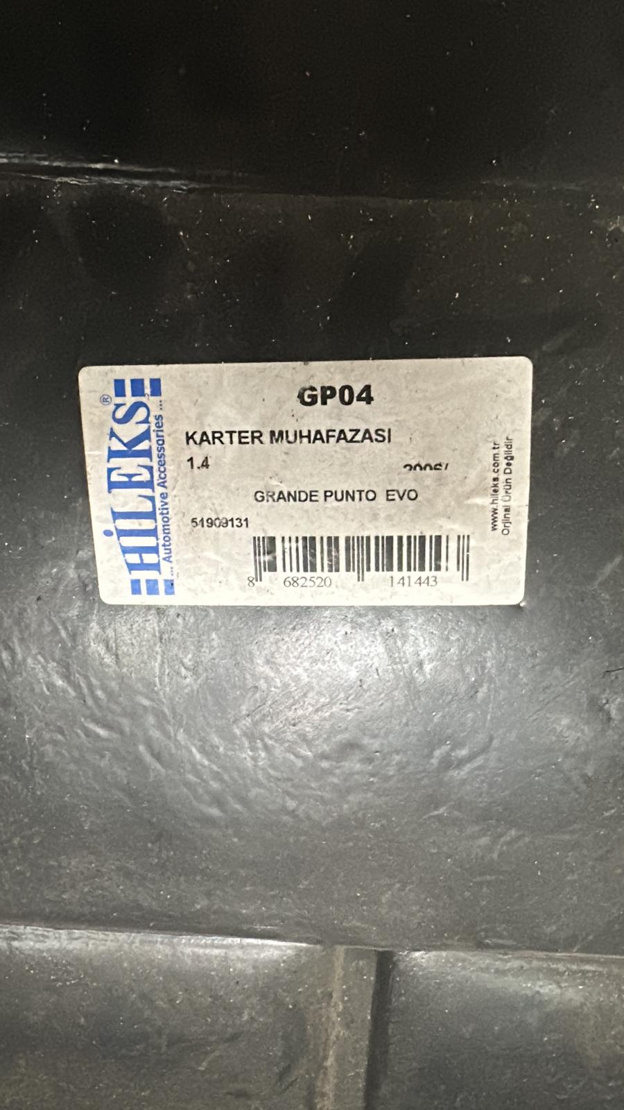 Fiat Punto Karter Muhafaza 51909131 çıkma parça