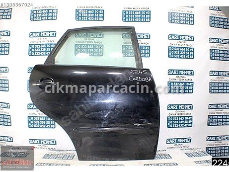 Seat Cordoba Kapı (Arka Sağ) çıkma parça