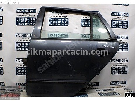 Skoda Fabia Kapı (Arka Sol) çıkma parça