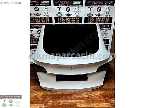 Tesla Model Y Bagaj çıkma parça