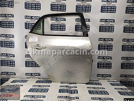 Toyota Auris Kapı (Arka Sağ) çıkma parça