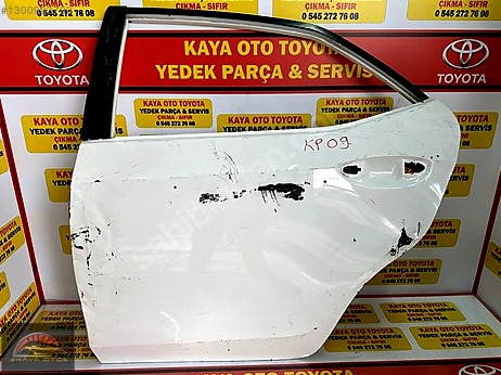 Toyota Corolla Kapı (Arka Sol) çıkma parça