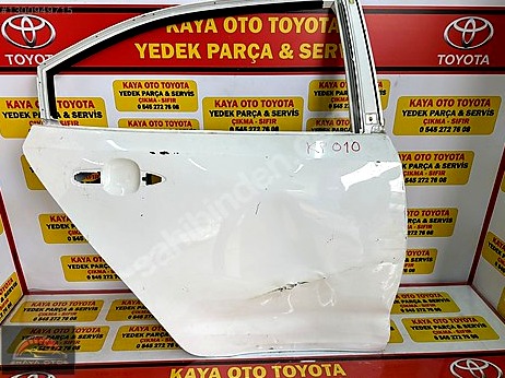 Toyota Corolla Kapı (Arka Sağ) çıkma parça
