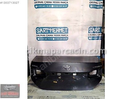 Toyota Corolla Bagaj Kaplaması çıkma parça