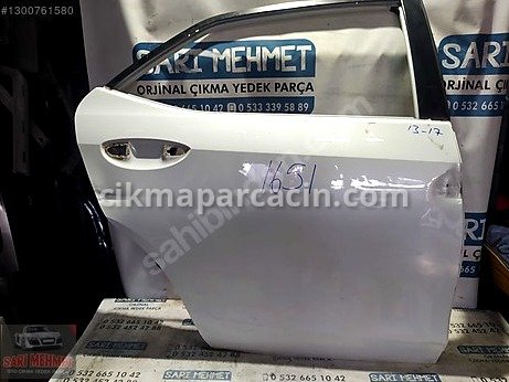 Toyota Corolla Kapı (Arka Sağ) çıkma parça