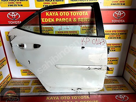 Toyota Corolla Kapı (Arka Sağ) çıkma parça
