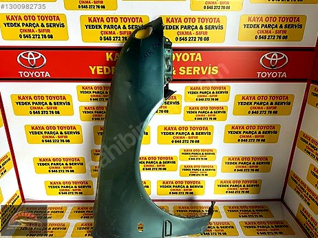 Toyota Corolla Çamurluk (Ön) çıkma parça