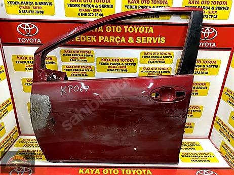 Toyota Yaris Kapı (Ön Sol) çıkma parça