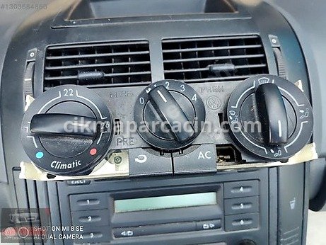 Volkswagen Polo Klima Kontrol Paneli çıkma parça