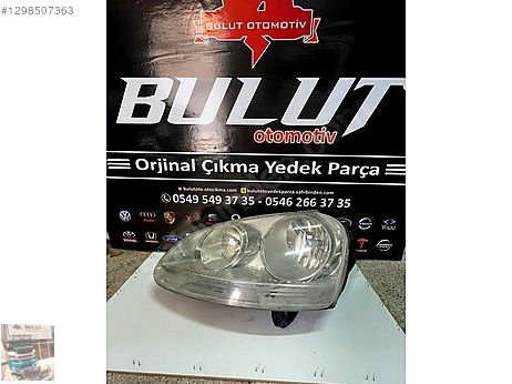 Volkswagen Golf Sol Ön Far çıkma parça