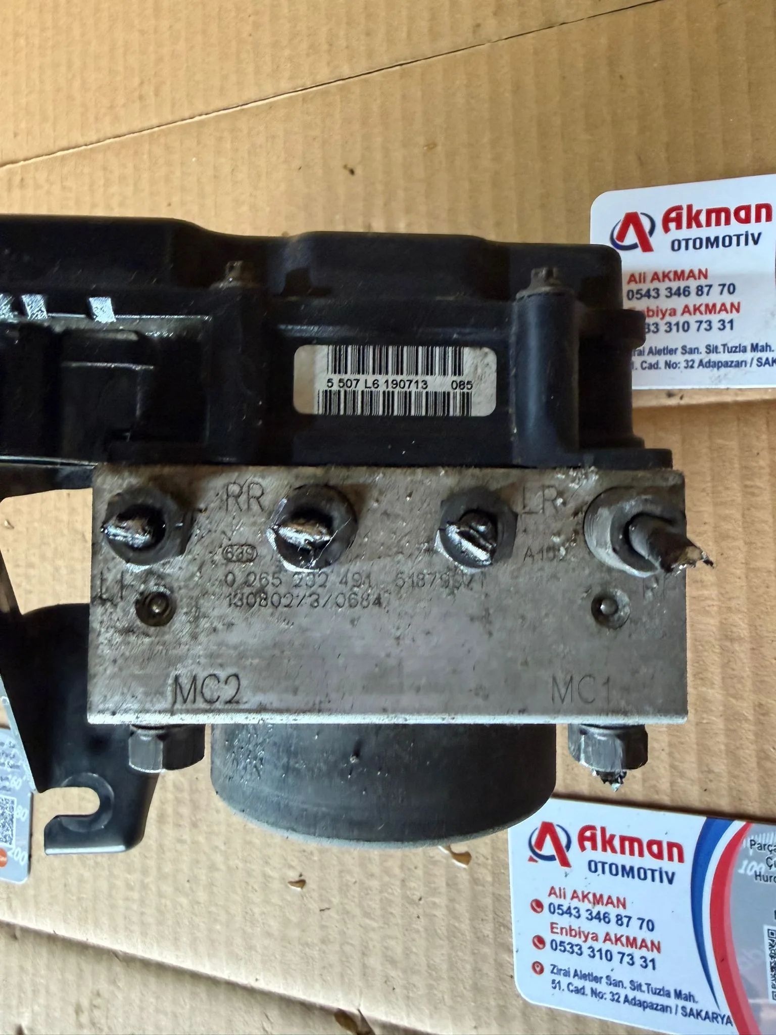 Fiat Fiorino ABS Beyni 0265202490 - 51878911 çıkma parça