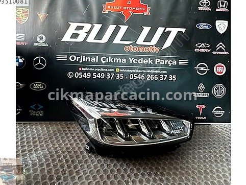 Chery Tiggo Sağ Ön Far çıkma parça
