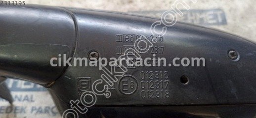 Audi A6 Sol Dış Ayna çıkma parça