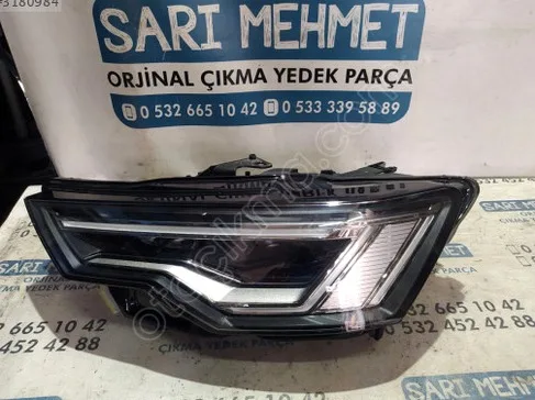 Audi A6 Sol Ön Far çıkma parça - SARI MEHMET OTO YEDEK PARÇA Konya