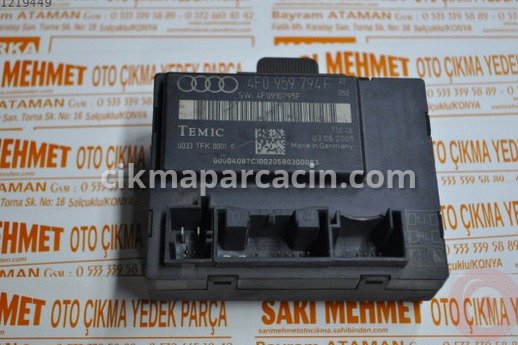 Audi A6 Cam Motoru çıkma parça