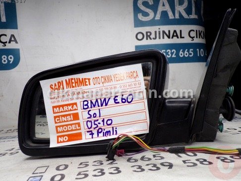 BMW 5 Serisi Sol Dış Ayna çıkma parça