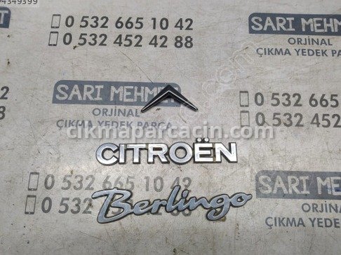 Citroen Berlingo Bagaj Arması çıkma parça