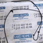 Fiat Freemont Su Fıskiyesi çıkma parça - SARI MEHMET OTO YEDEK PARÇA Konya
