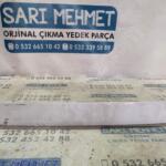Ford Tourneo Courier Basamak çıkma parça - SARI MEHMET OTO YEDEK PARÇA Konya