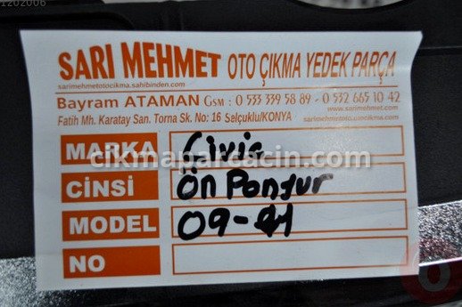 Honda Civic Panjur çıkma parça