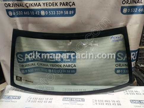 Hyundai Accent Arka Cam çıkma parça