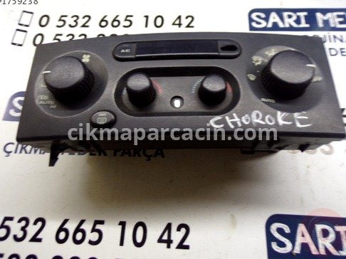Jeep Cherokee Klima Kontrol Paneli çıkma parça