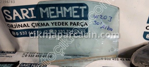 Mercedes-Benz C Serisi Kapı Camları çıkma parça