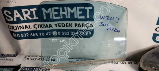 Mercedes-Benz C Serisi Kapı Camları çıkma parça - SARI MEHMET OTO YEDEK PARÇA Konya