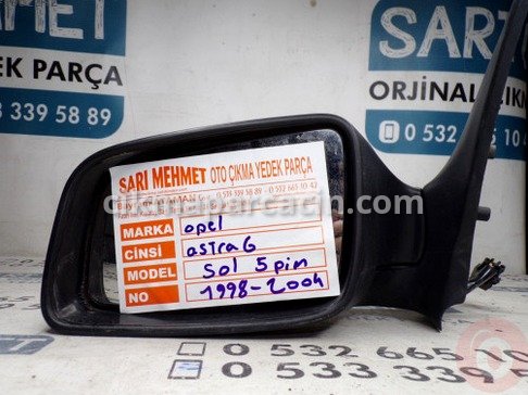 Opel Astra Sol Dış Ayna çıkma parça