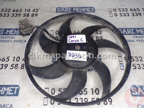 Opel Corsa Fan Motoru çıkma parça