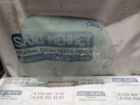 Opel Corsa Kapı Camları çıkma parça - SARI MEHMET OTO YEDEK PARÇA Konya