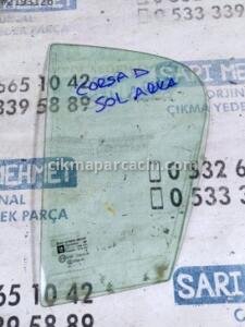 ÇIKMA OPEL CORSA D SOL ARKA KELEBEK CAMI - Konya Çıkma Parça (2. Adet)