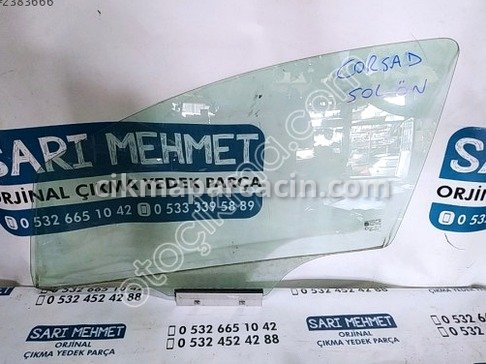 Opel Corsa Kapı Camları çıkma parça