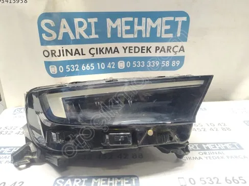 Opel Mokka Sağ Ön Far çıkma parça - SARI MEHMET OTO YEDEK PARÇA Konya