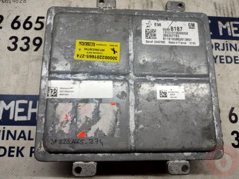 ÇIKMA OPEL MOTOR BEYNİ GM 5549 8187 , 395357783 - Konya Çıkma Parça OEM 39535778