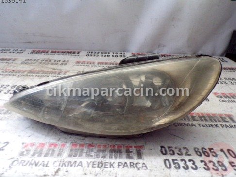 Peugeot 206 Sol Ön Far çıkma parça
