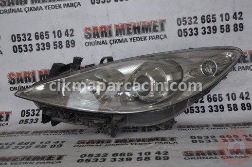 Peugeot 307 Sol Ön Far çıkma parça