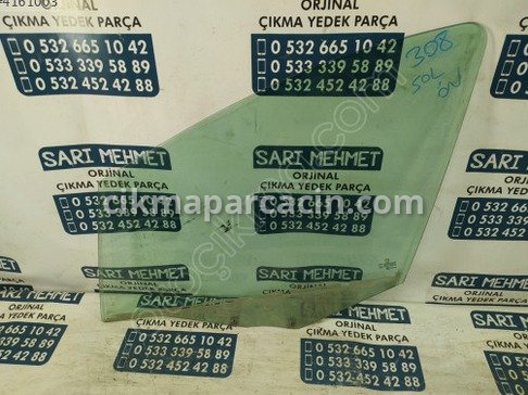 Peugeot 308 Kapı Camları çıkma parça
