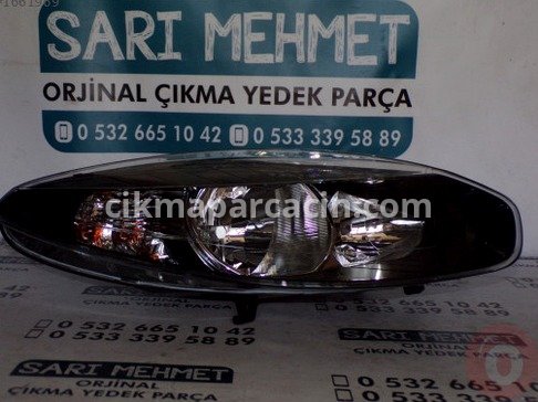 Renault Fluence Sağ Ön Far çıkma parça