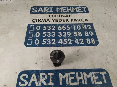 Renault Fluence Far Ayar Düğmesi çıkma parça - SARI MEHMET OTO YEDEK PARÇA Konya
