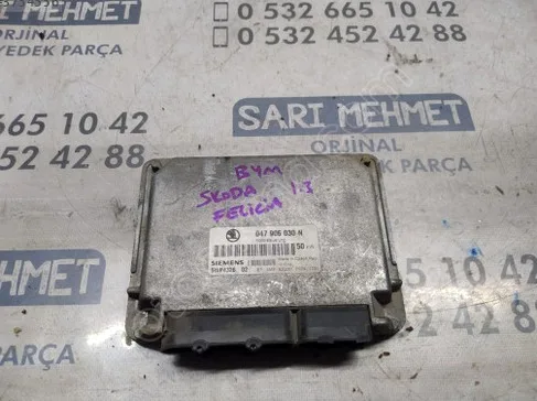 ÇIKMA SKODA FELİCA 1.3 MOTOR BEYNİ 047906030N - Konya Çıkma Parça
