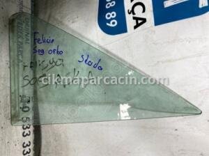 ÇIKMA SKODA FELİCİA SAĞ ARKA KELEBEK CAMI – Konya Çıkma Parça