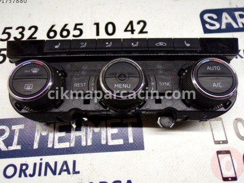 Skoda Superb Klima Kontrol Paneli çıkma parça