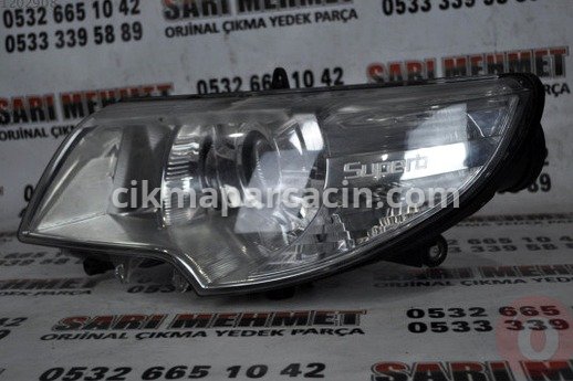 Skoda Superb Sol Ön Far çıkma parça