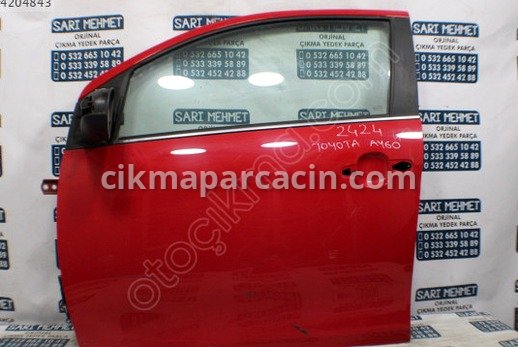 Toyota Aygo Sol Ön Kapı çıkma parça