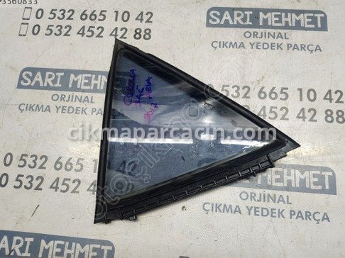 Toyota Corolla Kelebek Camı çıkma parça