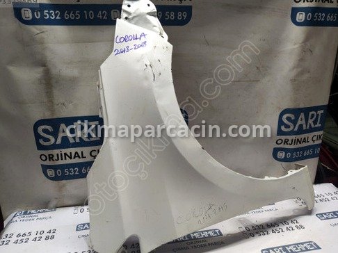 Toyota Corolla Sağ Ön Çamurluk çıkma parça