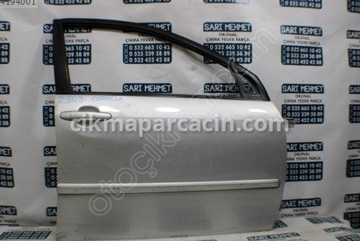 Toyota Corolla Sağ Ön Kapı çıkma parça