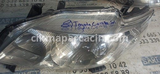 Toyota Corolla Sol Ön Far çıkma parça