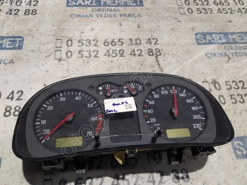 ÇIKMA VW GOLF 4 BORA KİLOMETRE GÖSTERGE SAATİ 1J0919860 - Konya Çıkma Parça
